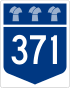 Saskatchewan Highway 371 shield