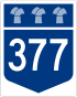 Saskatchewan Highway 377 shield