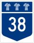 Saskatchewan Highway 38 shield