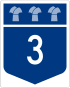 Saskatchewan Highway 3 shield