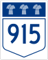 Saskatchewan Highway 915 shield