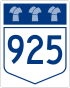 Saskatchewan Highway 925 shield