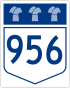 Saskatchewan Highway 956 shield