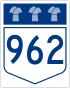 Saskatchewan Highway 962 shield