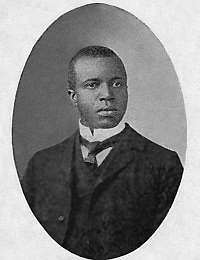 Photograph of ragtime composer Scott Joplin