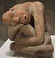 Seated figure grom Mali, 13th century, Djenné peoples, Metropolitan Museum of Art, 1981.218.JPG