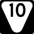 State Route 10 secondary marker