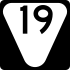 State Route 19 secondary marker