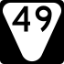State Route 49 secondary marker