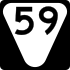 State Route 59 secondary marker