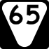 State Route 65 secondary marker