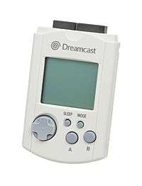 An image showing a video game peripheral for Sega's Dreamcast console.