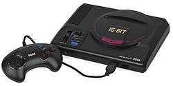 A picture of a Japanese Mega Drive