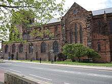 Shrewsbury Abbey transept.