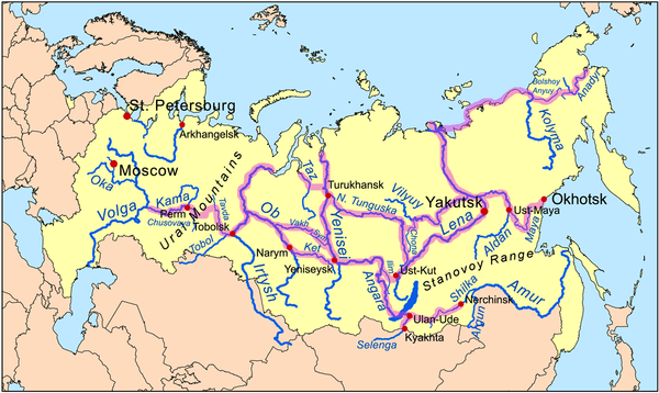 Siberian river routes