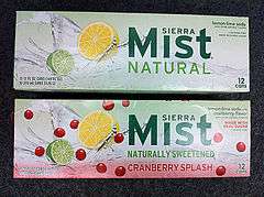 Sierra Mist packaging (Aug. 2010-Sep. 2014)