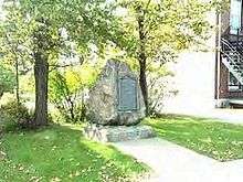Monument at the Battle of Trois-Rivières