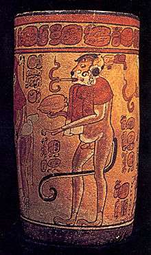 Maya vase.