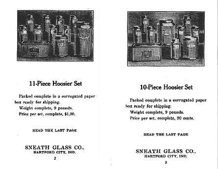 Old picture of plain kitchen glassware