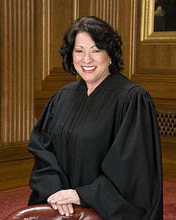 photograph of Justice Sonia Sotomayor