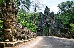 South gate, entrance to Angkor Thom