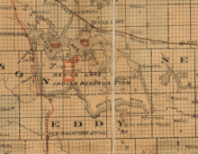 1892 Map of Spirit Lake Reservation