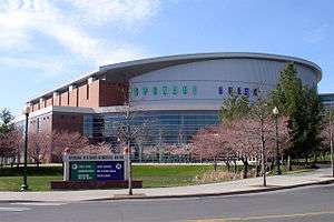 The Spokane Arena sports venue