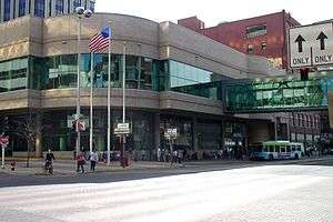 The STA bus plaza in Downtown Spokane