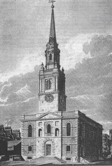 The new church of St James, Clerkenwell, 1806