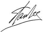 Signature of Stan Lee