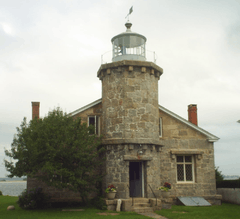 A photograph of the Stonington Harbor Light