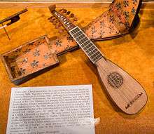 Stradivarius made Mandolino from Cremona, Italy