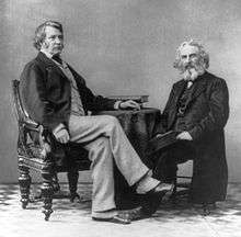 1863 photograph of Senator Charles Sumner wearing spats