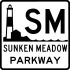 Sunken Meadow State Parkway marker