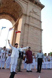 Muthukad at India Gate.