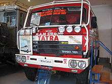 Front of 1988 Tatra 815 truck