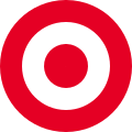 A red bullseye with one ring is shown.