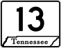 State Route 13 primary marker