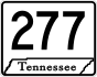 State Route 277 primary marker