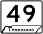 State Route 49 primary marker