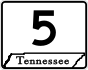 State Route 5 primary marker