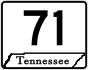 State Route 71 primary marker