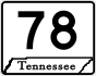 State Route 78 primary marker