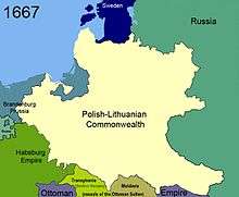Territorial changes of Poland 1667