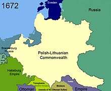 Poland losing Podolia in 1672