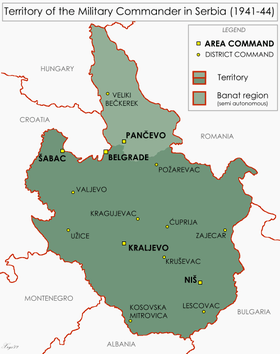 map of the occupied territory