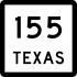State Highway 155 marker
