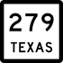 State Highway 279 marker