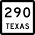 State Highway 290 marker