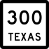 State Highway 300 marker